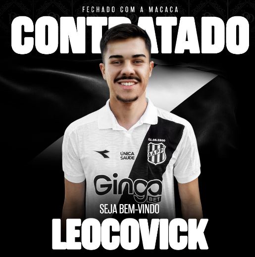 Ponte Preta oficializa contratação do lateral-esquerdo Leocovick