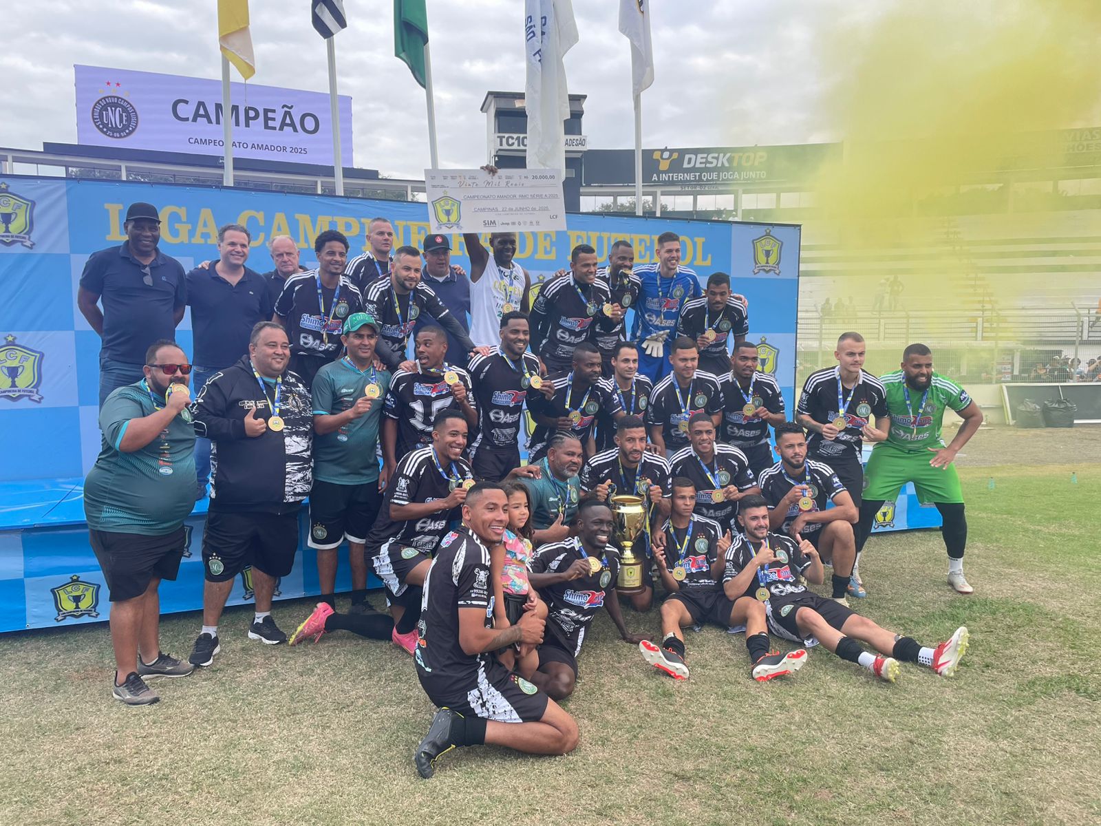 Nas penalidades, Morro Unidos do Campos Elíseos vence DIC City o título da Liga Campineira