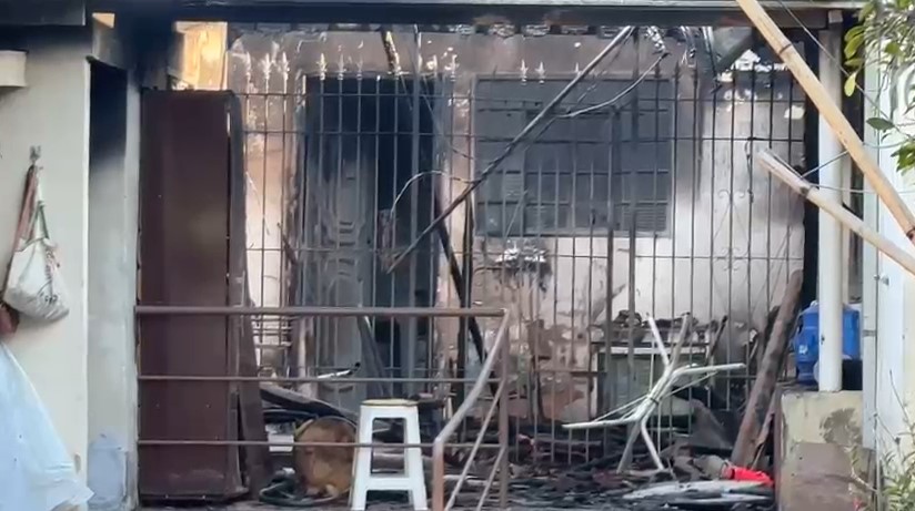 Bombeiros socorrem três pessoas após incêndio em casa em Sumaré