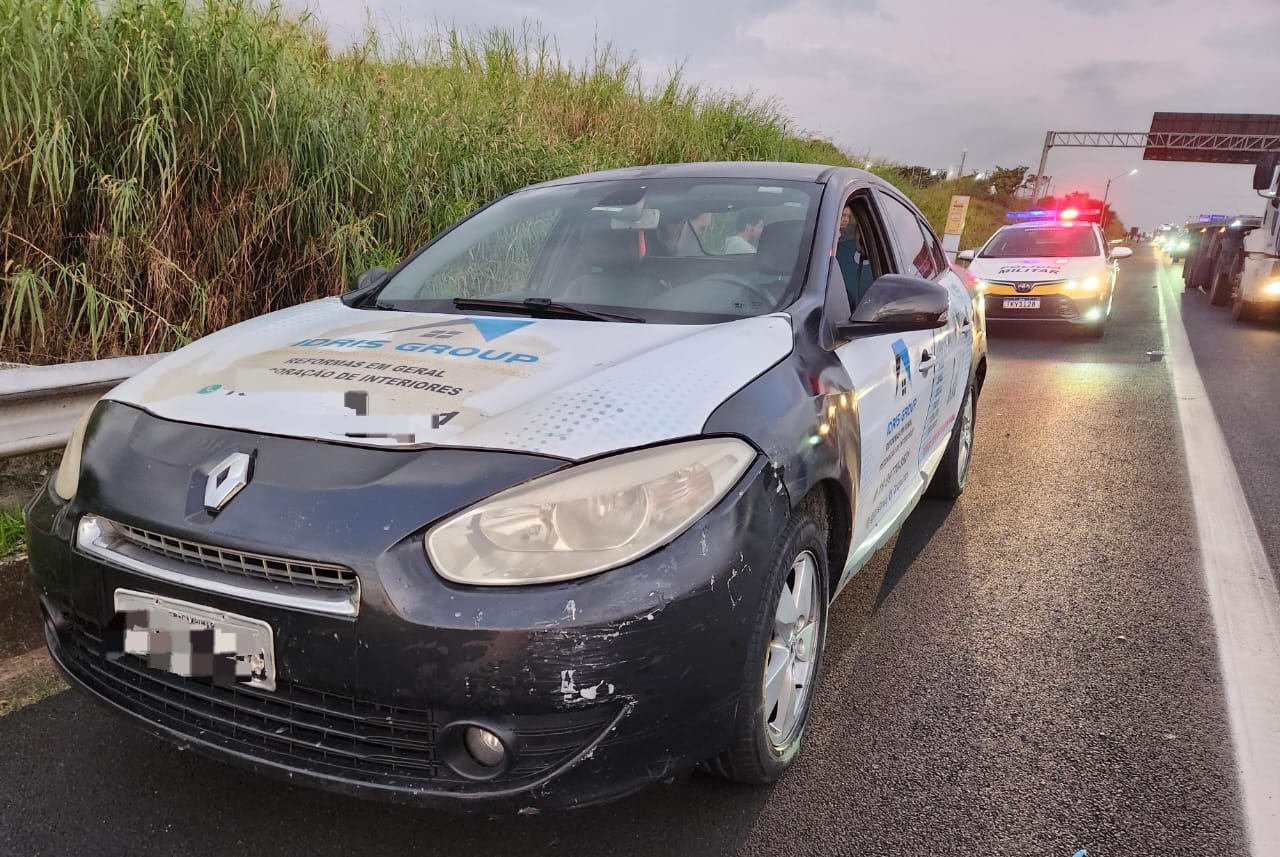 Carro com quase R$ 64 mil em multas é apreendido pela Polícia Rodoviária na Anhanguera