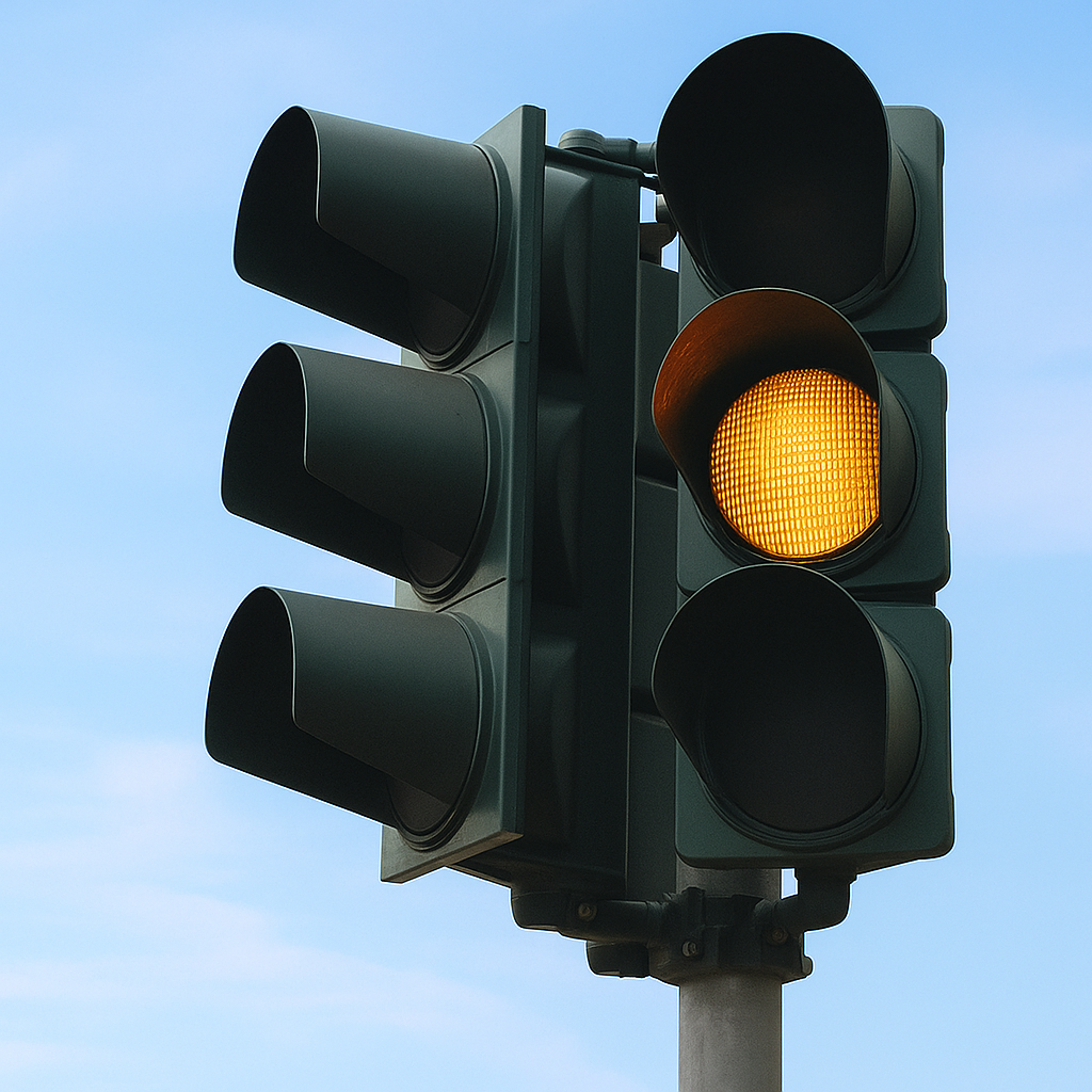 Semáforos de Limeira entram em amarelo piscante 1 hora mais cedo