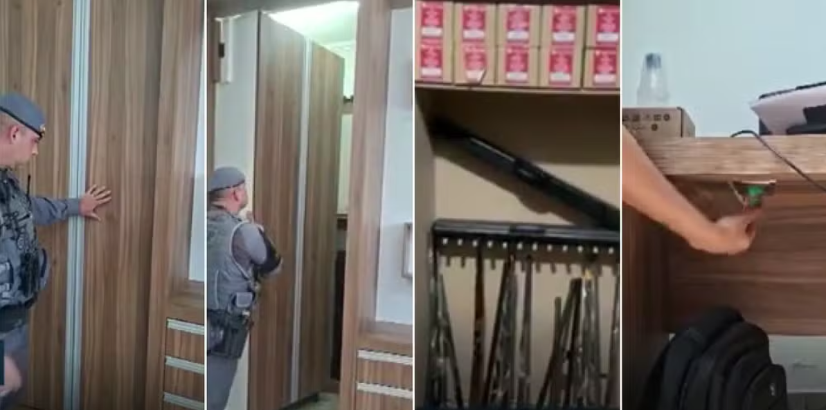 183 armas apreendidas em Americana; empresário é investigado por ligação com o Comando Vermelho