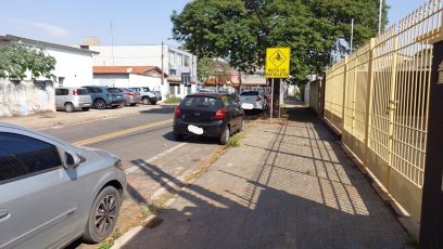 Desrespeito e falta de manutenção em ciclofaixas se tornaram comuns em Barão Geraldo