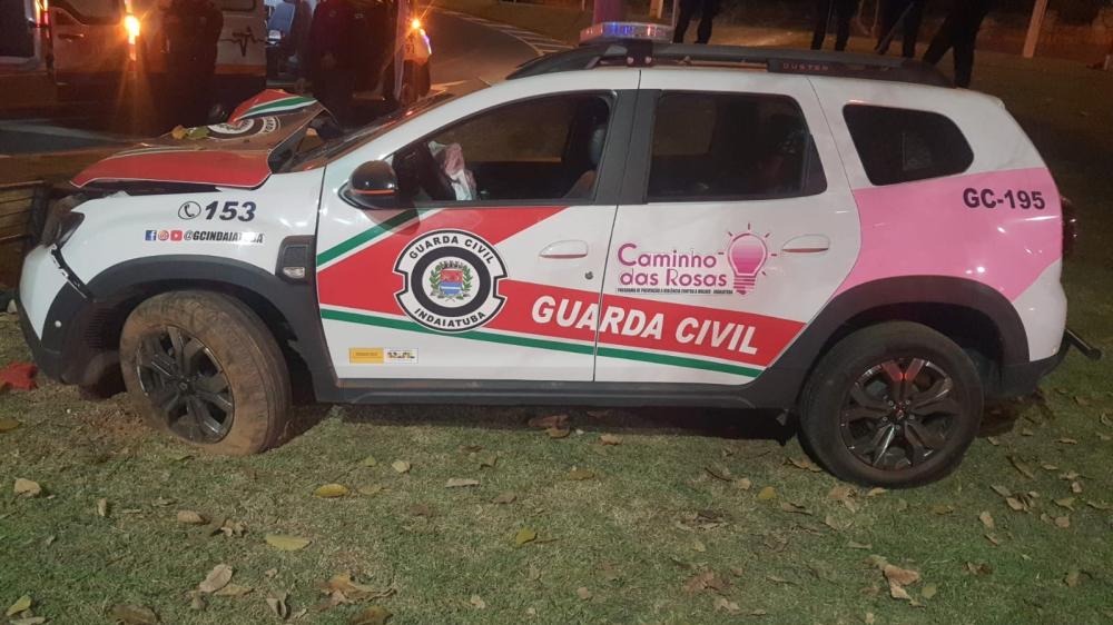 Perseguição acaba com acidente e GMs de Indaiatuba feridos 