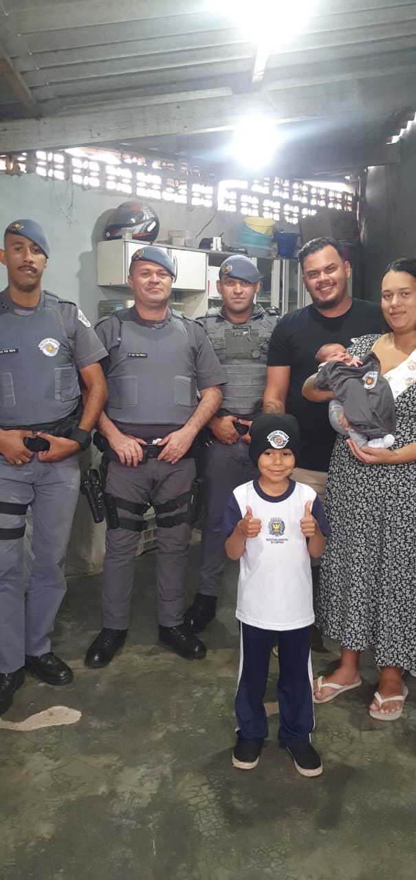 Policiais militares salvam a vida de bebê com sinais de engasgo em Hortolândia