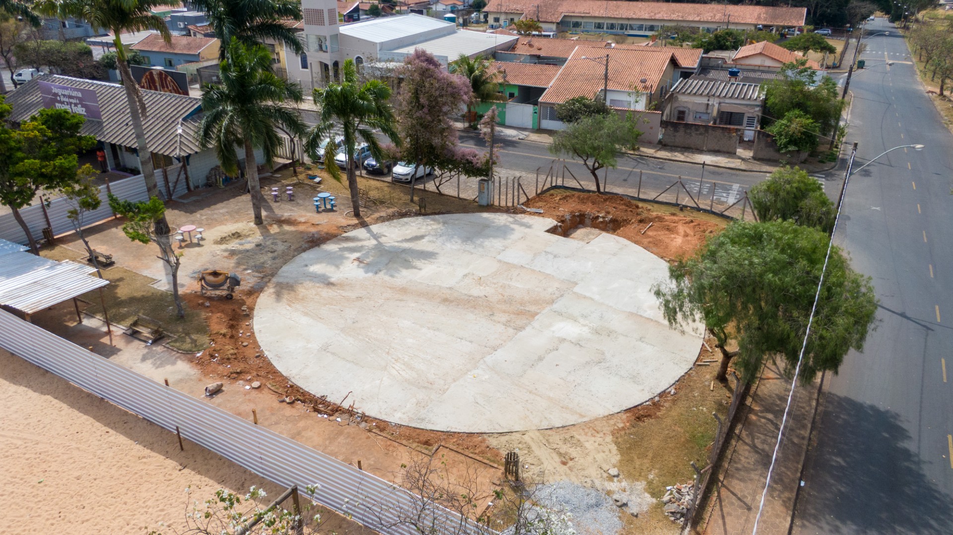 Jaguariúna inicia construção de novo reservatório de água no Parque Menegon