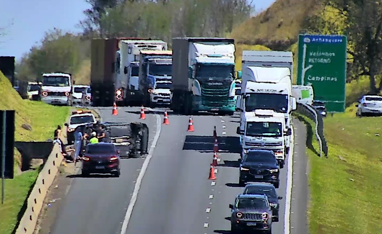 Acidentes provocam congestionamento e deixam feridos no Anel Viário em Campinas