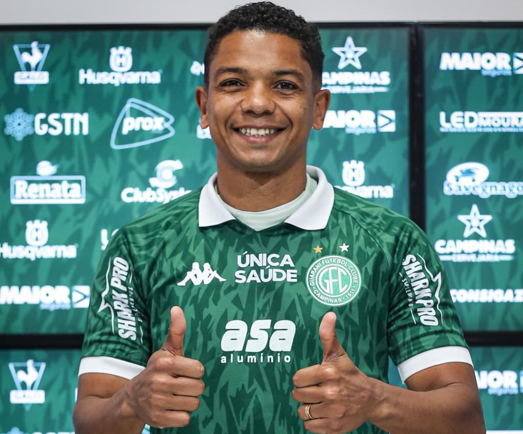 Com David Braz, Guarani apresenta jogadores para reta final da Série C