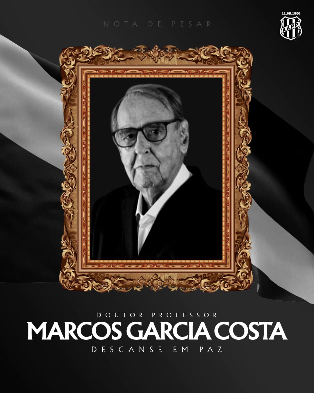 Morre Marcos Garcia Costa, vice-presidente da Ponte Preta
