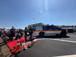 Simulado de acidente em rodovia mobiliza equipes de emergência em Campinas, veja fotos