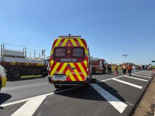 Simulado de acidente em rodovia mobiliza equipes de emergência em Campinas, veja fotos
