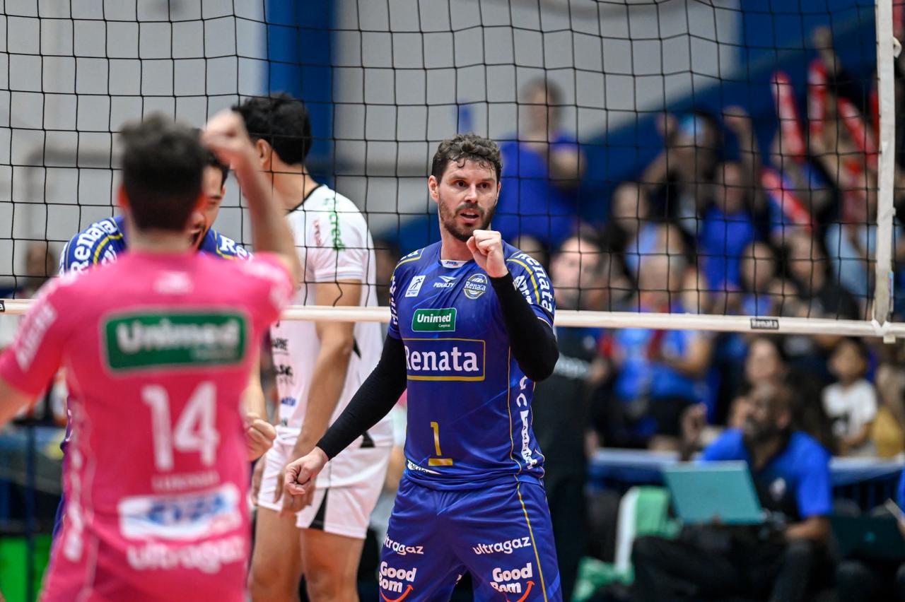 Campinas vence Suzano, confirma liderança e terá mando de quadra até a final do Paulista de vôlei
