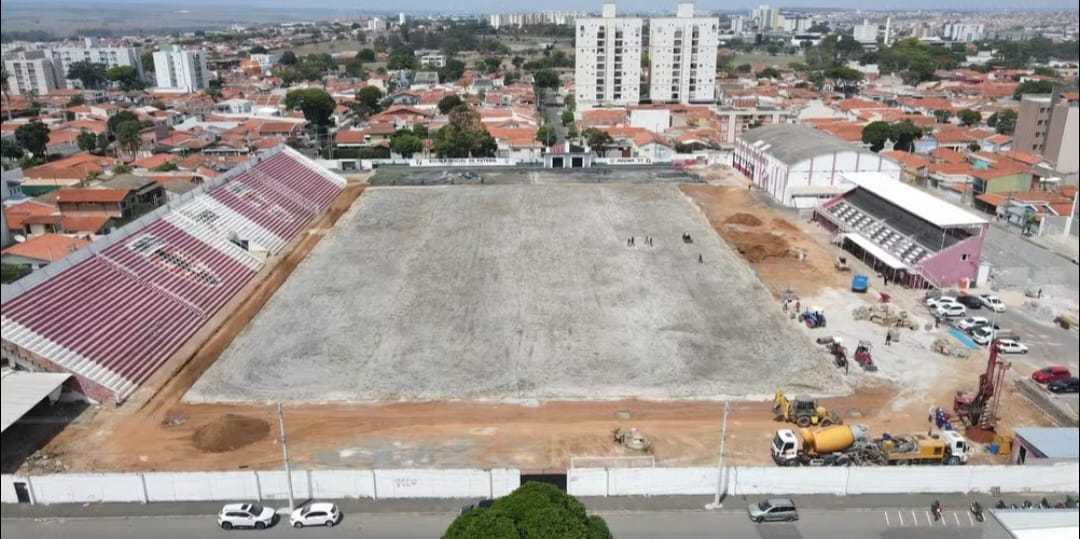 De olho no Paulistão 2026, Primavera divulga imagens da reforma do estádio Ítalo Mario Limonge