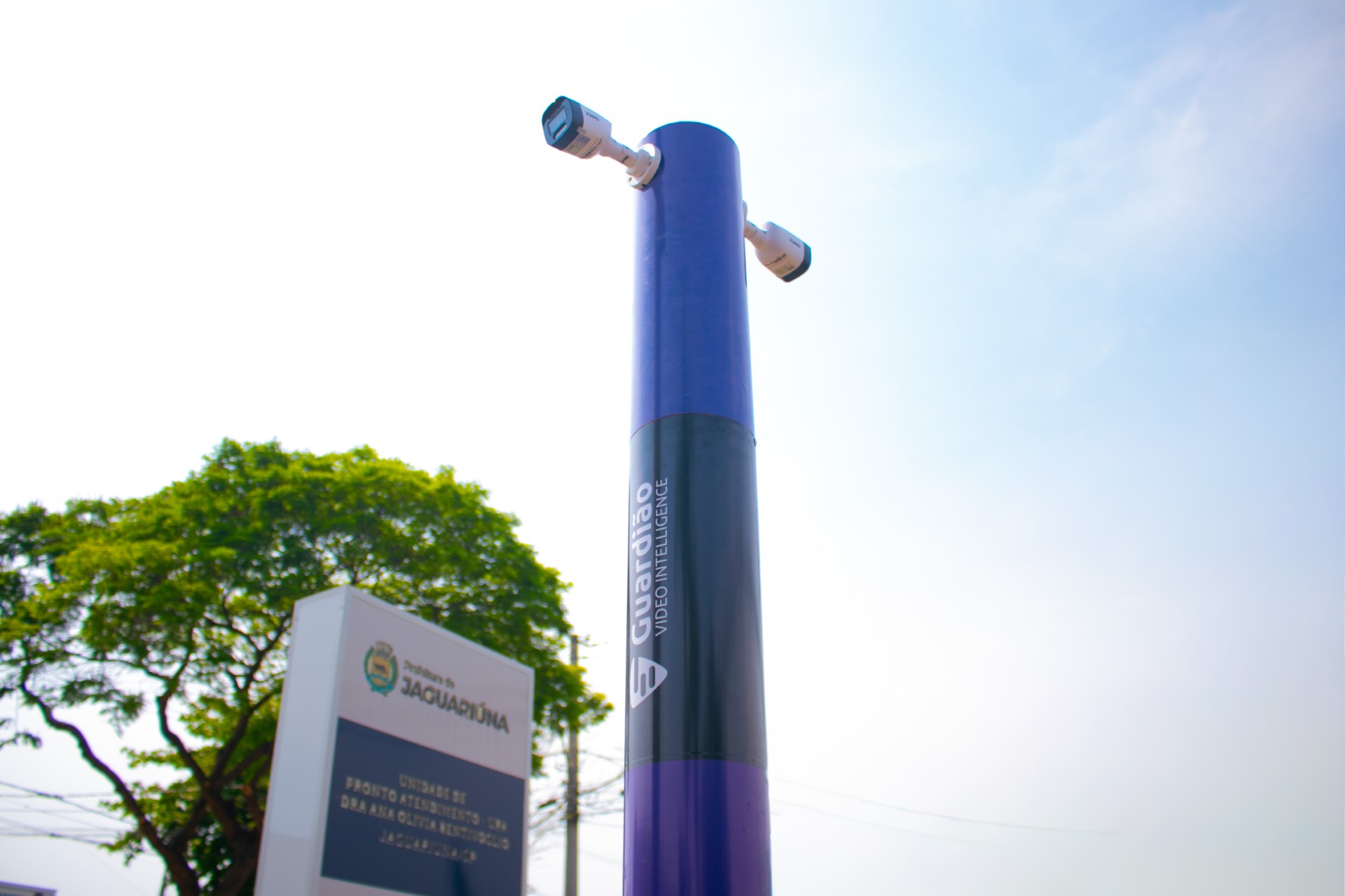 Jaguariúna instala 150 câmeras com inteligência artificial para reforçar segurança