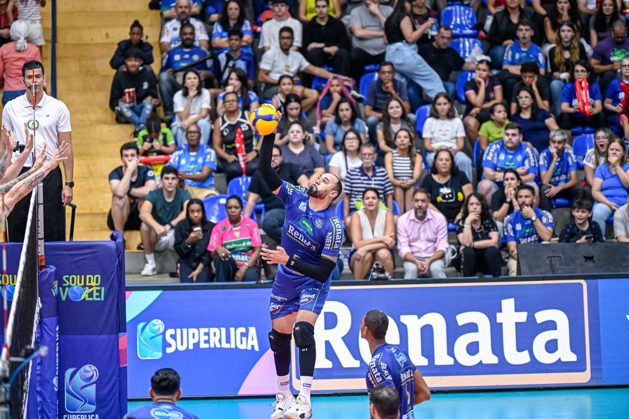 No Taquaral, Goiás vence Vôlei Renata de virada pela Superliga