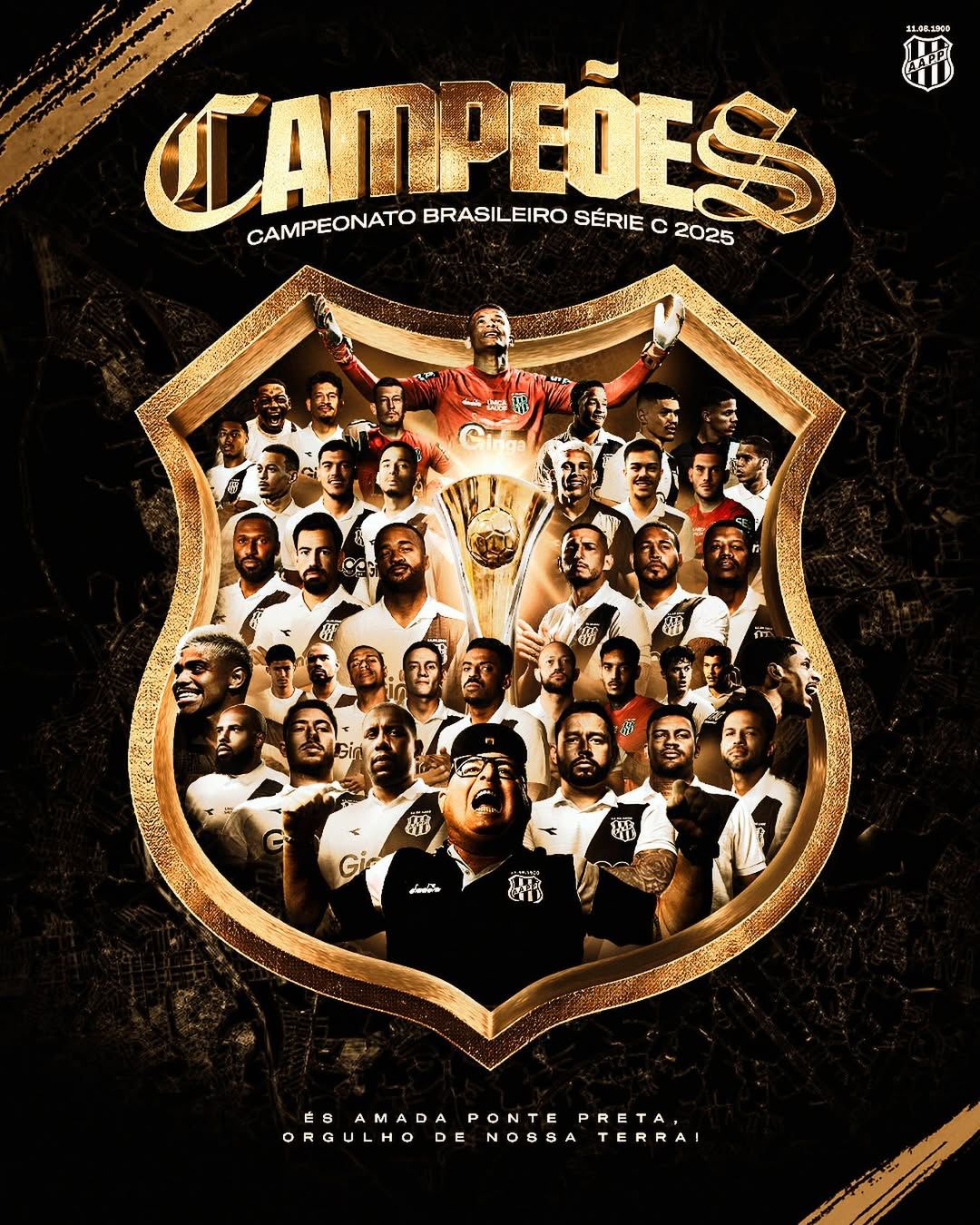 Ponte Preta vence Londrina e conquista o título do Campeonato Brasileiro da Série C