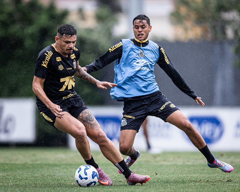 Sem marcar desde a 23ª rodada, Tiquinho Soares não consegue emplacar no Santos