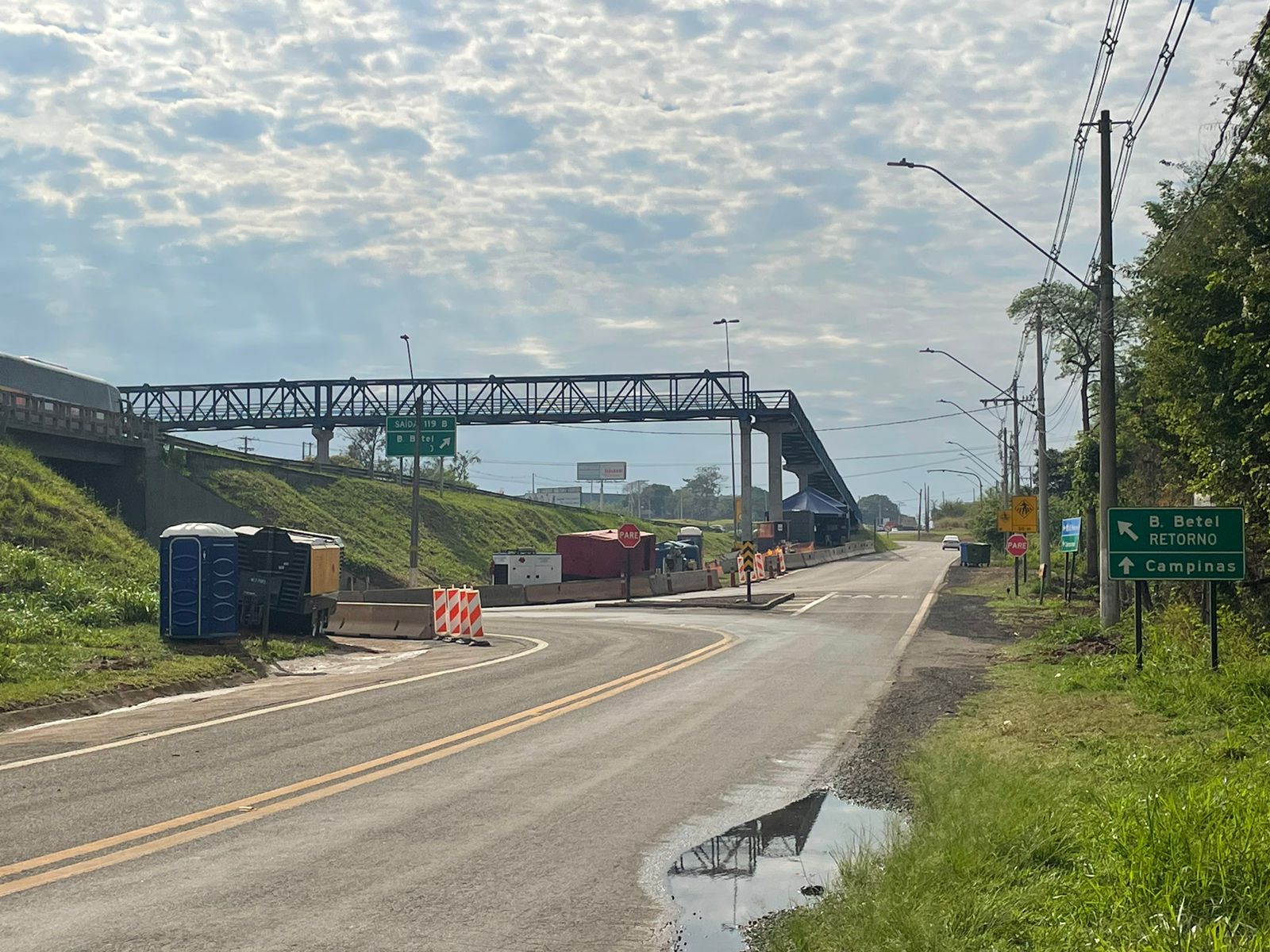 Trevo de Betel em Paulínia é reaberto após obras em viaduto