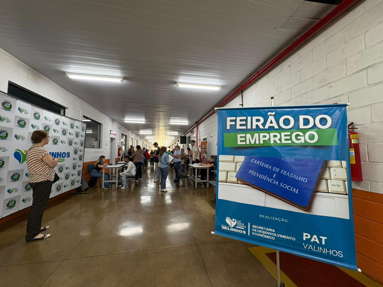Valinhos oferece mais de mil vagas de emprego em feirão nesta terça