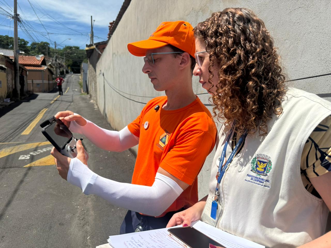 Com uso de drone e chaveiro, Município acessa imóveis fechados e elimina 100 focos do Aedes