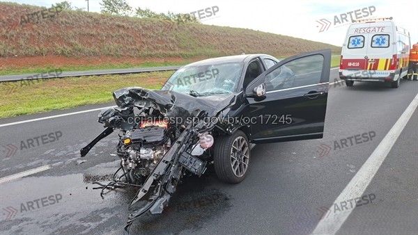 Passageira de carro morre em acidente na Bandeirantes em Limeira