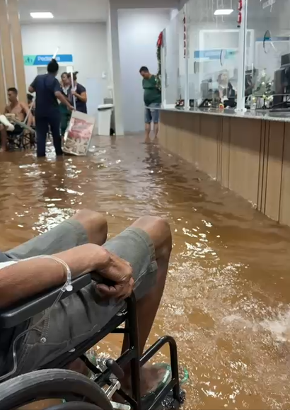 UPA do Macarenko alaga após forte chuva registrada em Sumaré  
