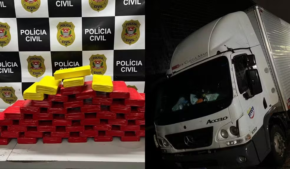 Polícia apreende carga de cocaína avaliada em R$ 1,7 milhão em Americana 