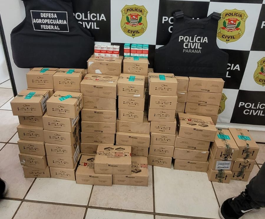 Operação apreende mais de 1,4 mil frascos de cetamina em Estiva Gerbi