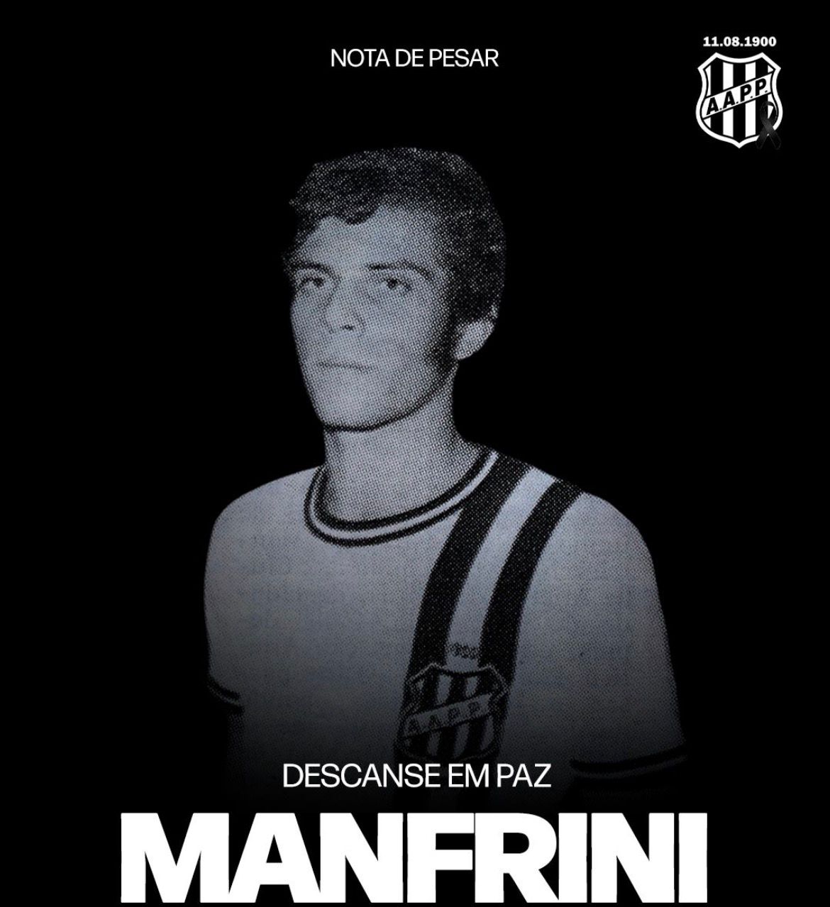 Morre Manfrini, ídolo de Ponte Preta e Fluminense