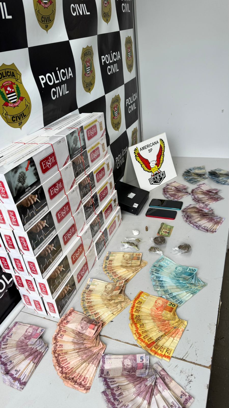 Comerciante é preso suspeito de vender drogas e cigarros contrabandeados em Hortolândia 