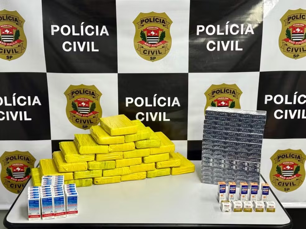 Polícia prende dupla em Atibaia e apreende cocaína, canetas emagrecedoras e medicamentos 