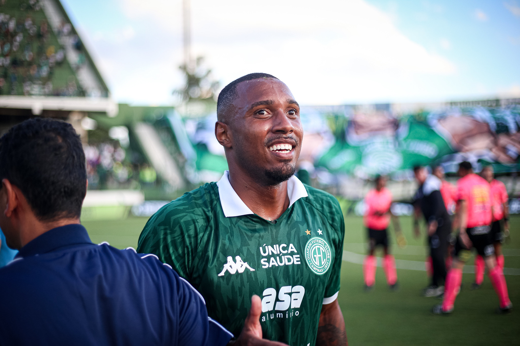 Herói do dérbi 213 “desceu a avenida” há duas semanas e foi o personagem da vitória do Guarani