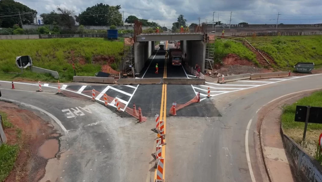 Concessionária reabre passagem inferior do Trevo do Real Parque em Barão Geraldo