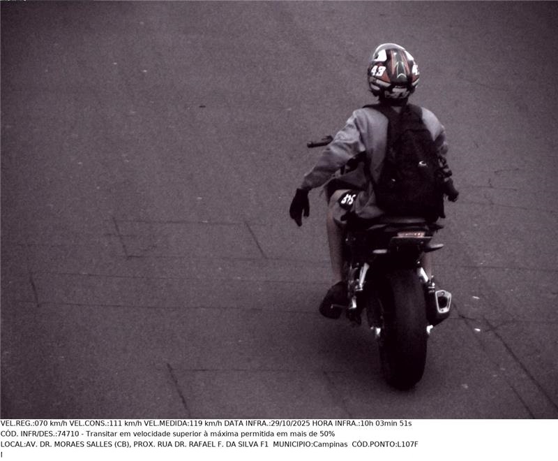 Campinas registra mais de 450 mil multas por excesso de velocidade