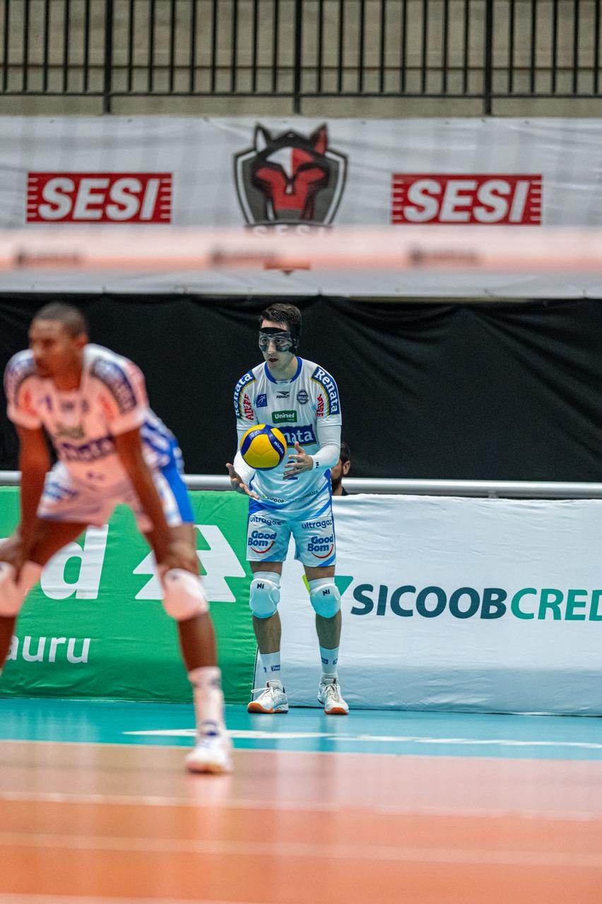 Em jogo emocionante, Vôlei Renata vence Bauru e assume segunda colocação da Superliga