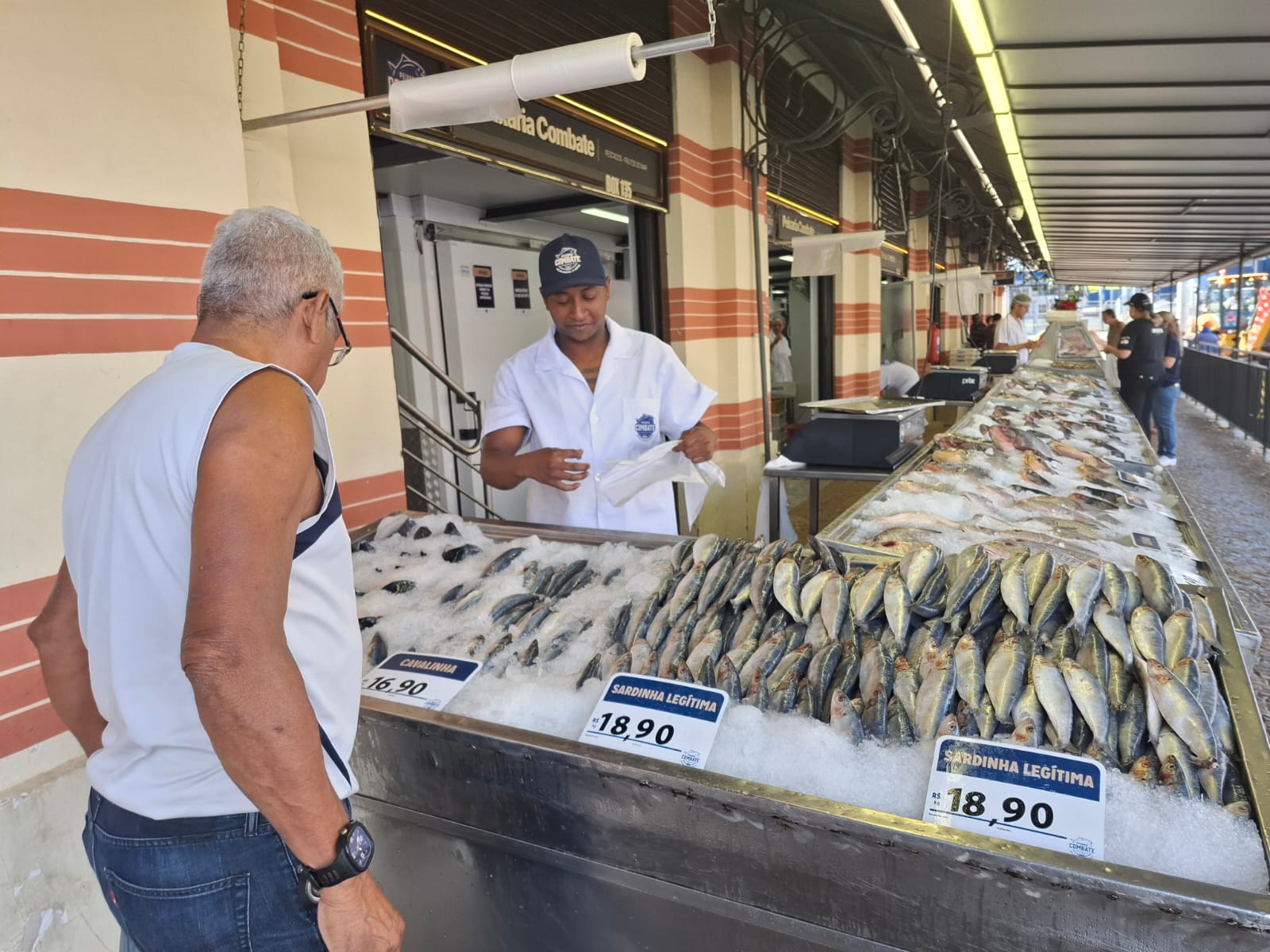 Mercadão de Campinas estima 40% de aumento na venda de peixes para a Quaresma