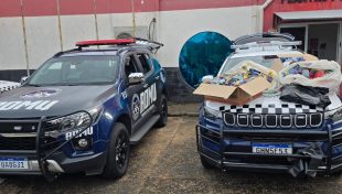 Guarda de Valinhos prende bando com caixas de ovos de Páscoa furtados em loja 