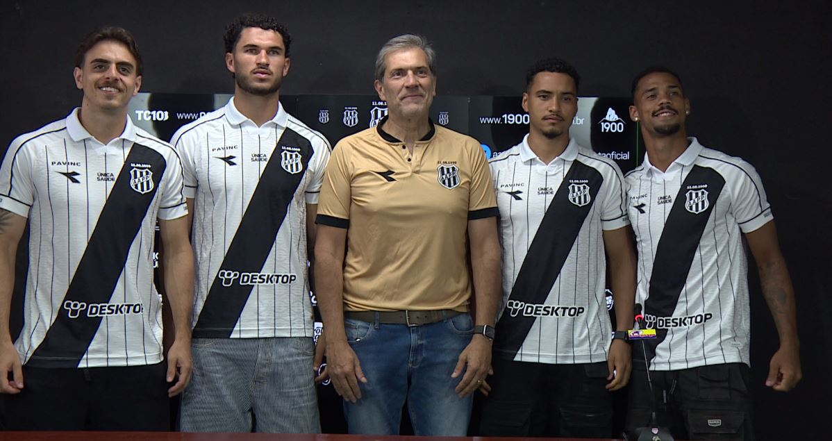 Ponte Preta apresenta quatro jogadores para Série B e fecha janela com 14 contratações