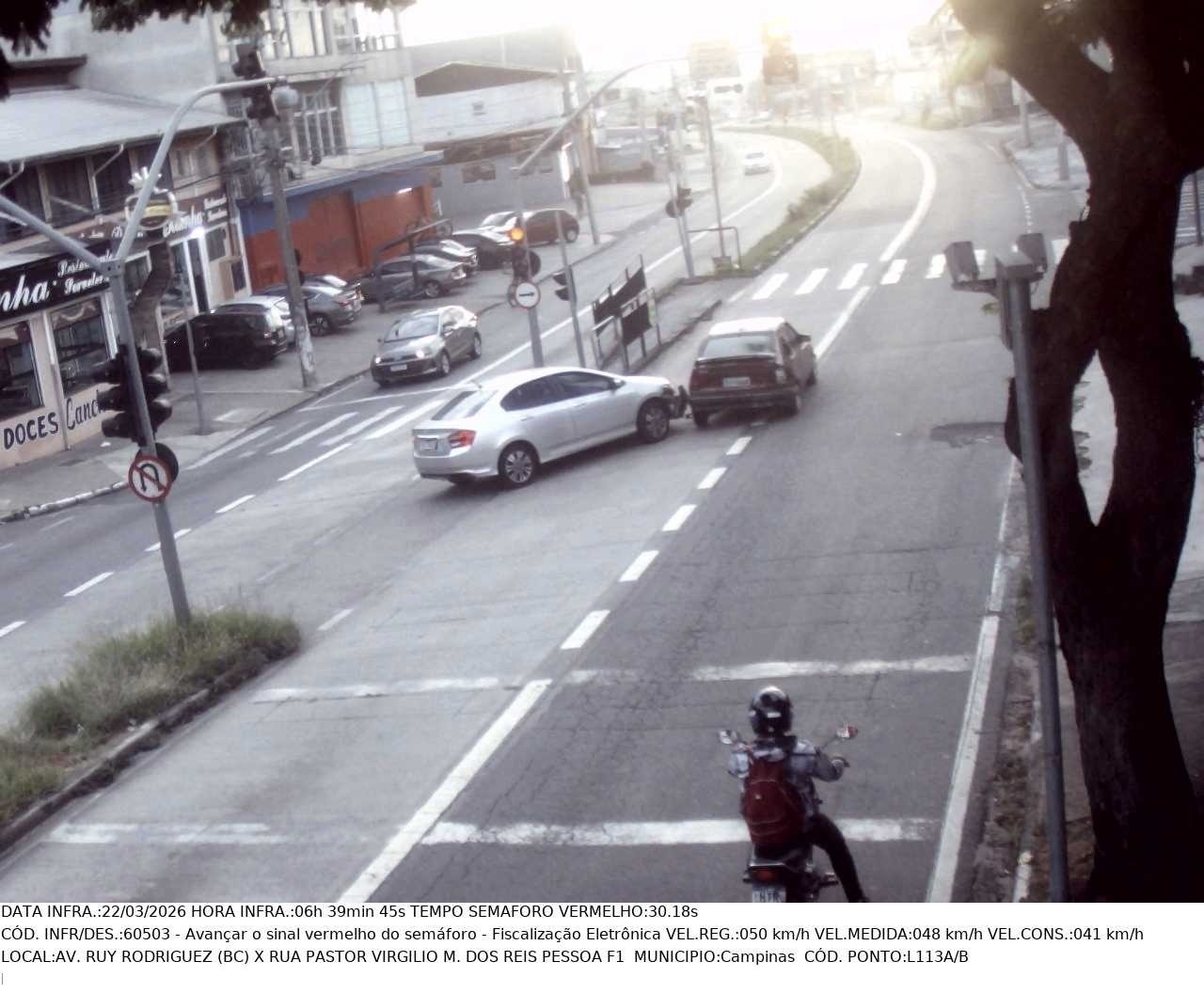 Avanço de sinal vermelho já passa de 26 mil infrações em Campinas