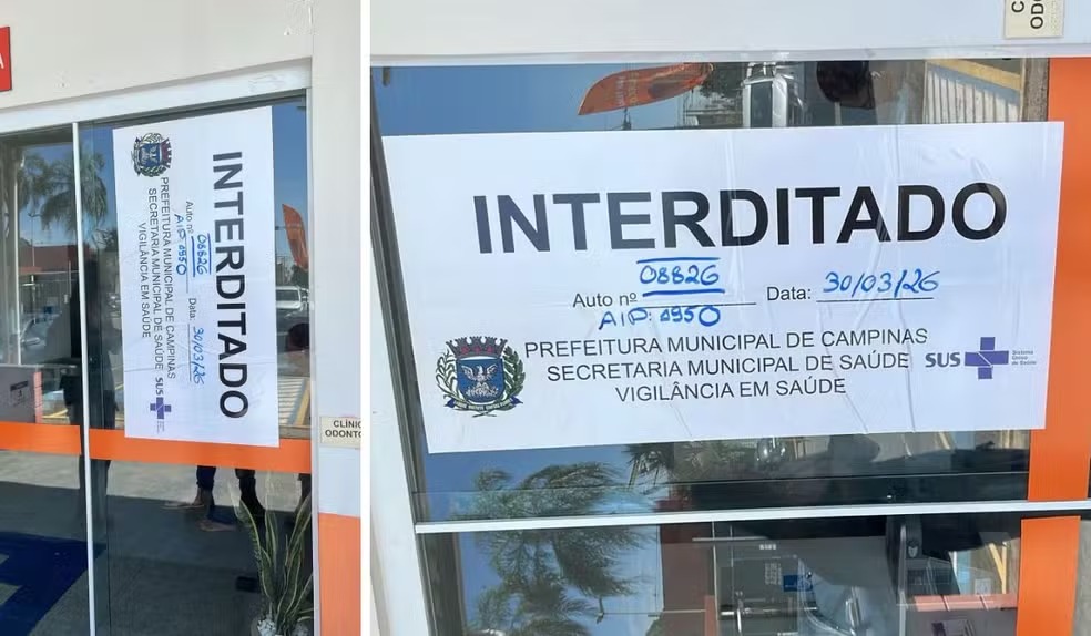 Clínica odontológica de faculdade é interditada pela Vigilância Sanitária em Campinas 